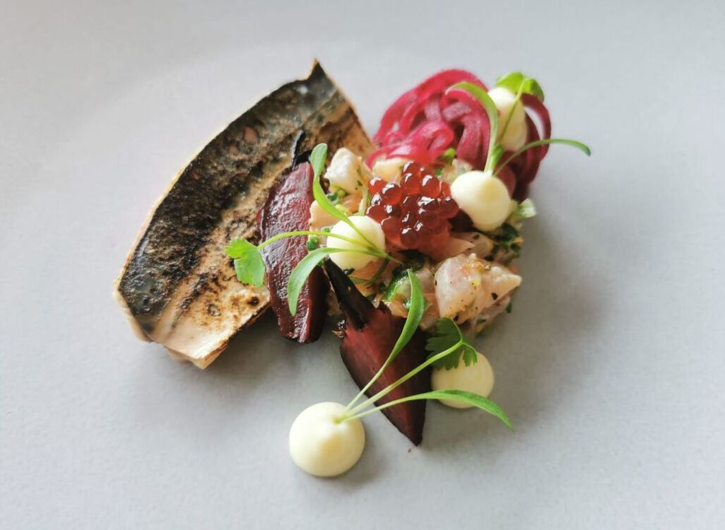 fine dining dish