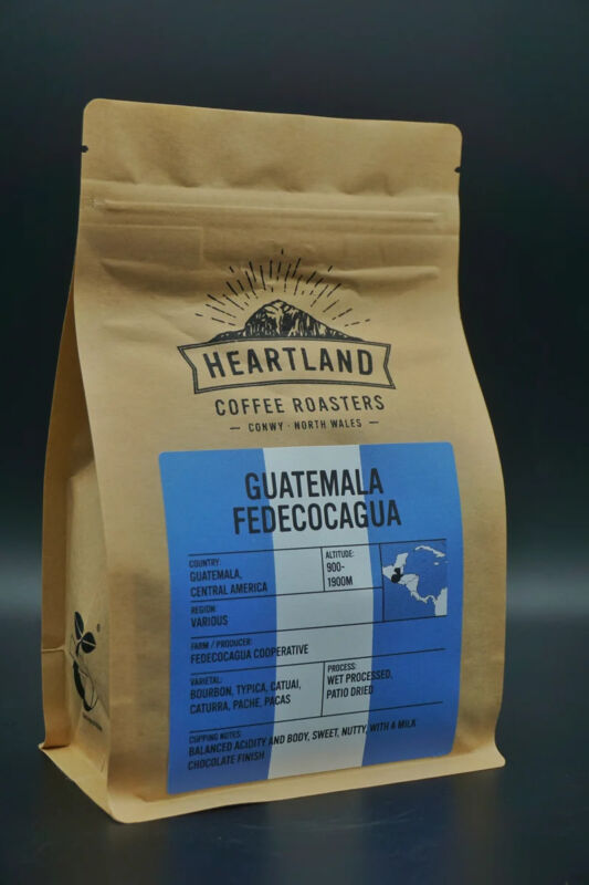 Coffee from Heartland Roasters being served at Ty'n Rhos Country House